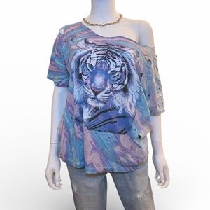 Jerzees- Vintage Tiger Tee